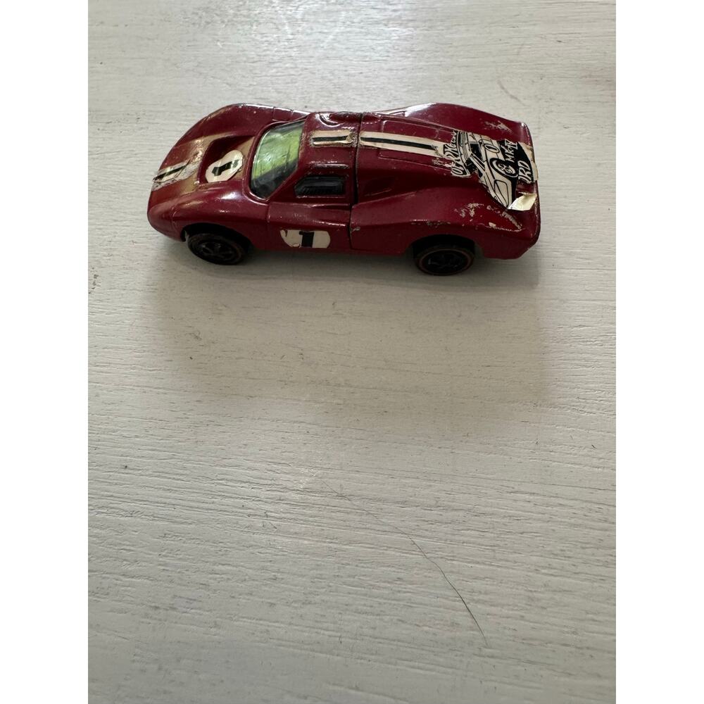 Hot wheels car redline Ford MK IV 1968 USA Red